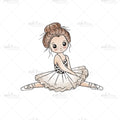 Bügelbild Leo Ballerina Medium