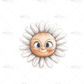 Bügelbild Nerdie Daisy Medium