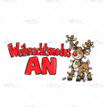 Bügelbild Weihnachtsmodus an Medium