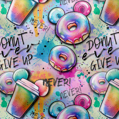 Sport/Badelycra UPF 50+ Donut ever give up BUNT