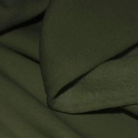 Wintersweat French Terry Brushed Dunkles Khaki