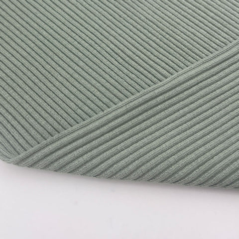 Grob-Rippbündchen Dunkles Schilfgrün 126