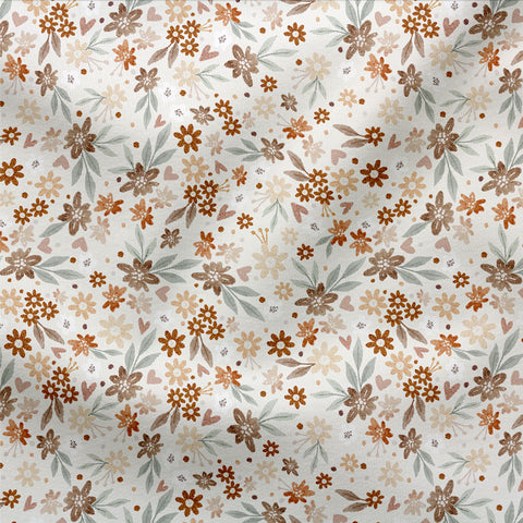 French Terry Flower Bear Blumen Kombistoff (Bio)