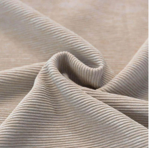 Ottoman Ripp Jersey Hell Beige Melange