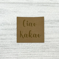 Kunstleder Label Ciao Kakao