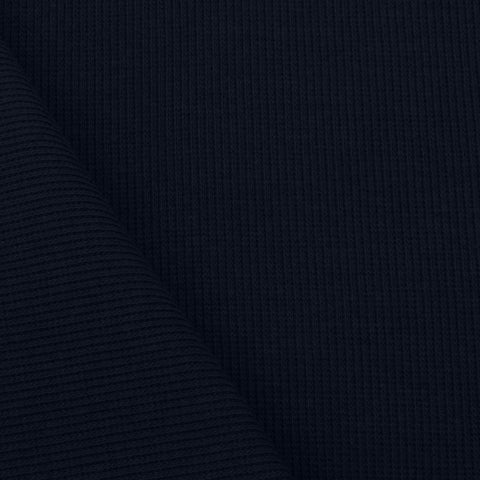 Feinripp Bündchen Marineblau