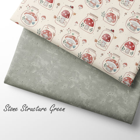 French Terry Stone Structure Green 2949 (Bio)