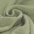 Musselin Double Gauze Oliv