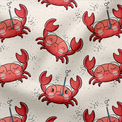 Jersey Stoff Nerdie Crabs 2835 (Bio) VORBESTELLUNG