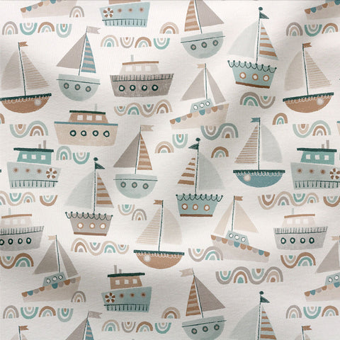 Sport/Badelycra UPF 50+ Sailing Boats (Sail away)
