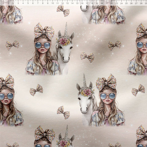 Jerseystoff Unicorn Girl Neutral (Bio)