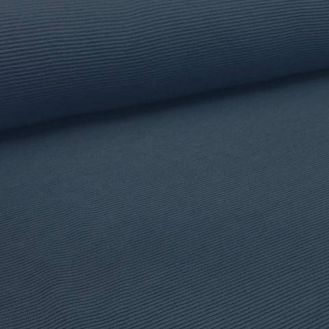 Ottoman Ripp Jersey Jeansblau 006