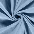Musselin Double Gauze Frostblau 003