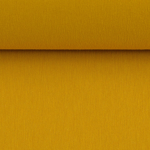 Jersey Stoff Goldgelb
