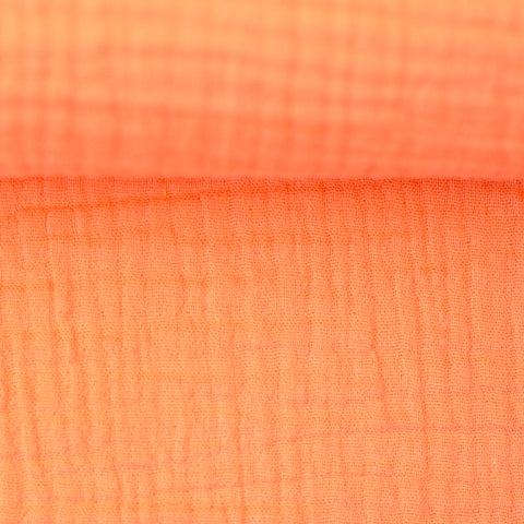 Musselin Double Gauze Pastellorange 421