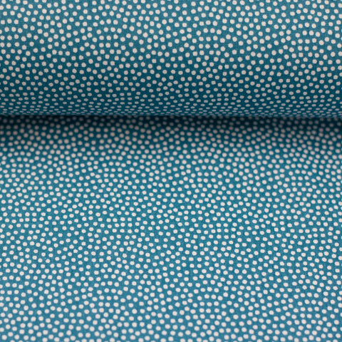 Baumwollstoff Dotties Türkis 011748