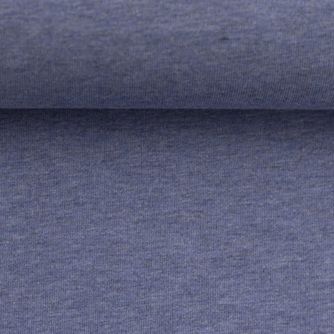 Jersey Stoff Vanessa Blau Meliert 1253