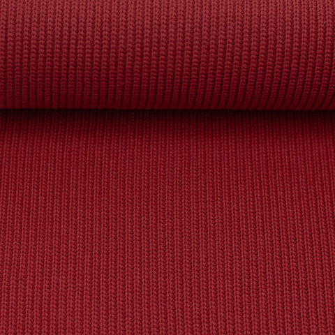 Strick Jin Dunkles Burgundy 638