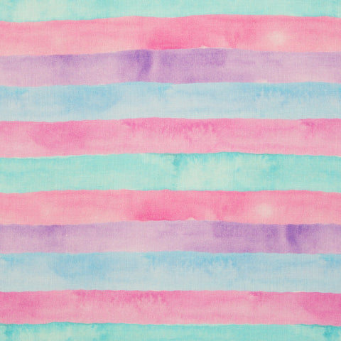 Musselin Double Slup Watercolour Stripes 200261