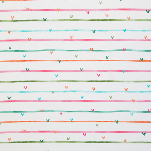 Jerseystoff Heart Stripes 771011