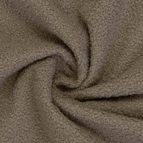 Teddy Fleece Dunkles Beige 173
