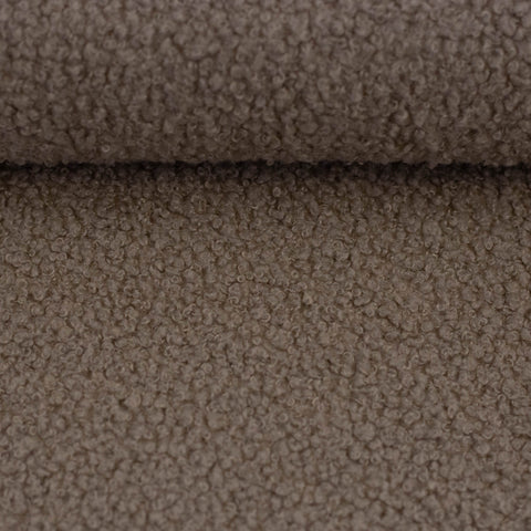 Teddy Fleece Dunkles Taupe 676