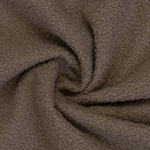 Teddy Fleece Dunkles Taupe 676