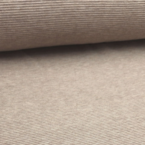 Ottoman Ripp Jersey Taupe meliert 153