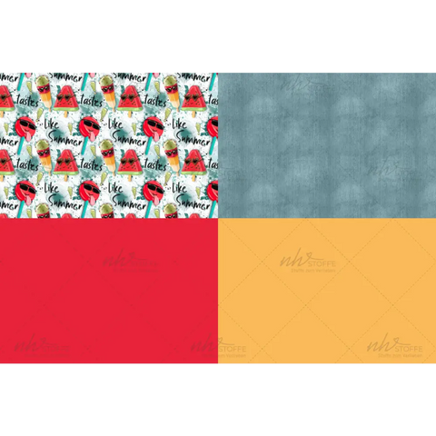 Sport/Badelycra UPF 50+ 4er Panel Taste like Summer Grün VORBESTELLUNG