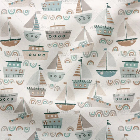 Sport/Badelycra UPF 50+ Sailing Boats (Sail away)