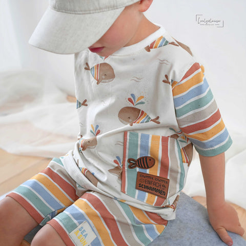 Jerseystoff Rainbow Love Whale (Bio)