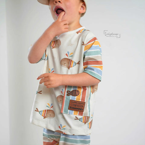 Jerseystoff Rainbow Love Whale (Bio)