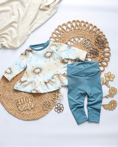 French Terry Freundliches Kleeblatt 3345 (Bio) VORBESTELLUNG