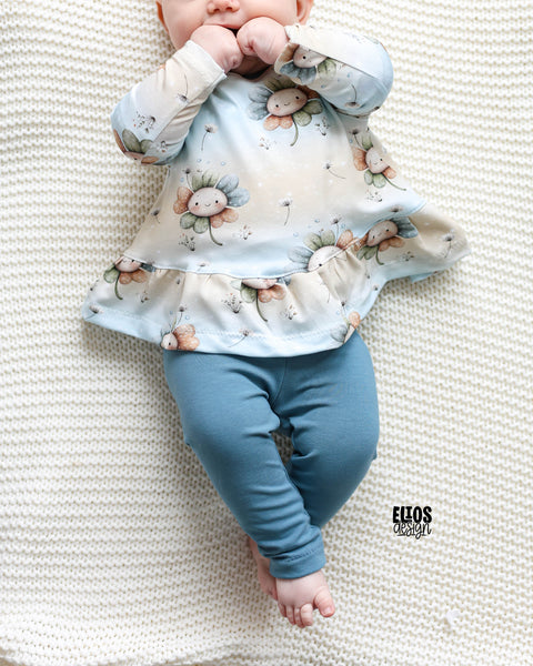 French Terry Freundliches Kleeblatt 3345 (Bio) VORBESTELLUNG