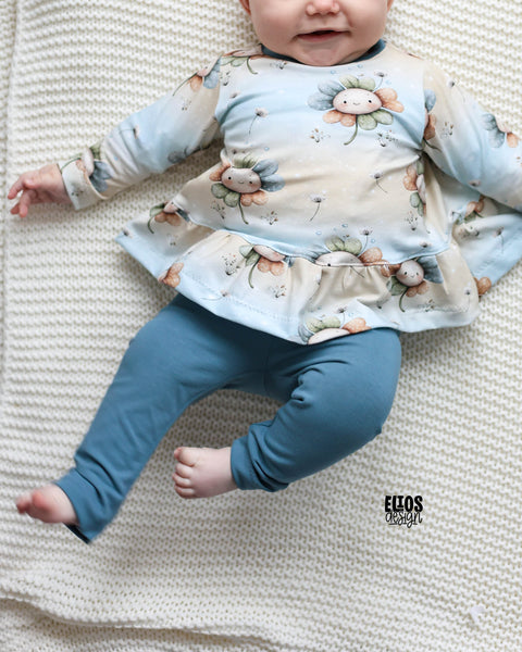 French Terry Freundliches Kleeblatt 3345 (Bio) VORBESTELLUNG