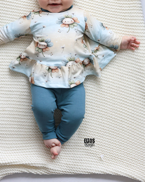 French Terry Freundliches Kleeblatt 3345 (Bio) VORBESTELLUNG