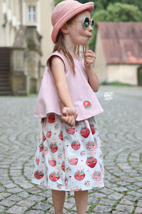Jerseystoff Happy Strawberries 2701 (Bio)