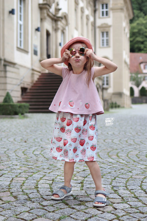 Jerseystoff Happy Strawberries 2701 (Bio)