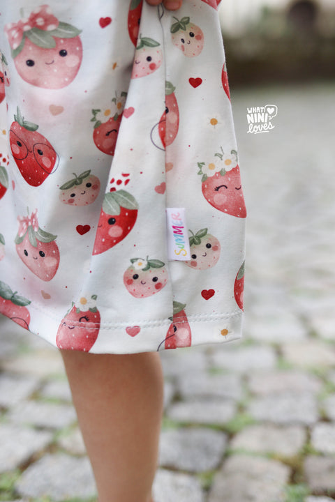 Jerseystoff Happy Strawberries 2701 (Bio)