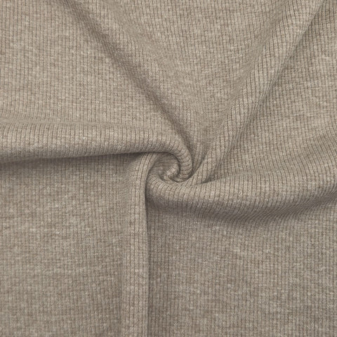 Feinripp Bündchen Taupe melange 540