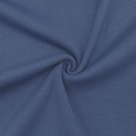 Feinripp Bündchen Denimblue 990