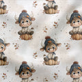 French Terry A Pumpkin Buffalo Neutral 3708 (Bio) VORBESTELLUNG