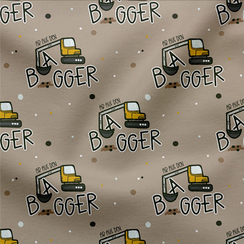 French Terry Ab auf den Bagger 2980 (Bio)
