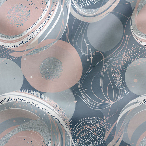 French Terry Abstract Circles 3151 (Bio) Rest 125 cm