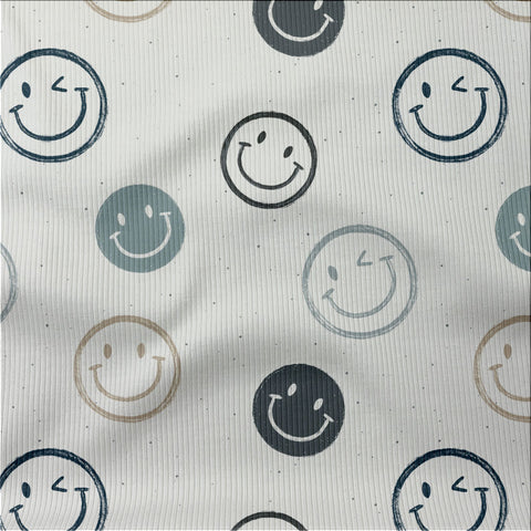 Rippjersey Always smiling White Denim (Bio)