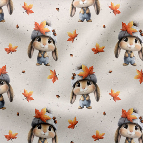 Waffelstrick Light Autumn Bunny 2909 (Bio)