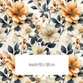 French Terry Autumn Flower Dream