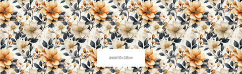 French Terry Autumn Flower Dream