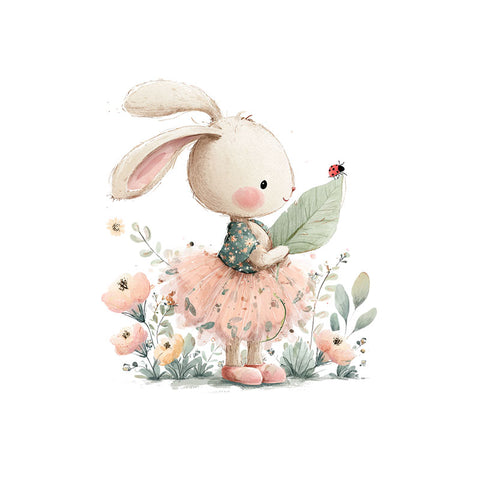 Bügelbild Ballerinahäschen Medium