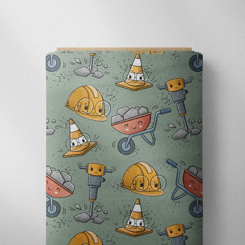 Softshell Baumeister Grün 3085